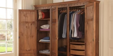 a beautiful, handcrafted wardrobe by Revival Beds