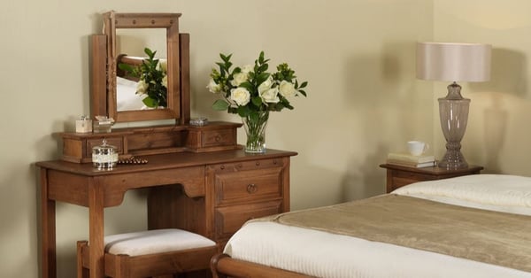  solid oak dressing table