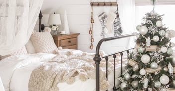 christmas bedroom inspiration