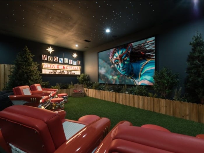 cosy cinema room airbnb