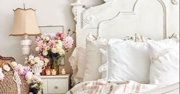 Parisian style bedrooms are classically feminine and flirty