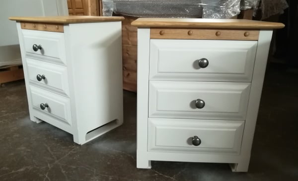 Bespoke 3 Drawer Bedside Cabinets