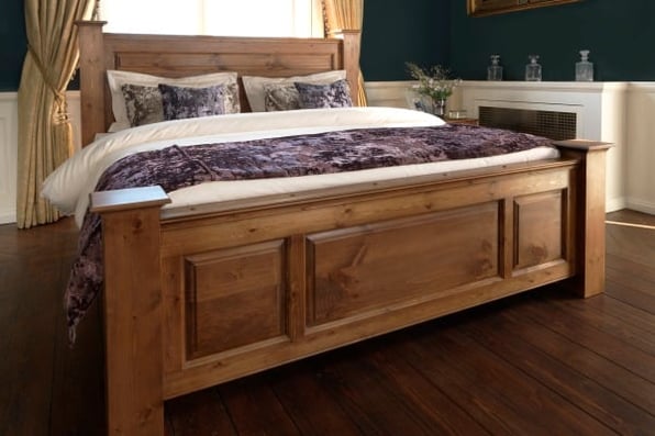 Big Wooden Bed