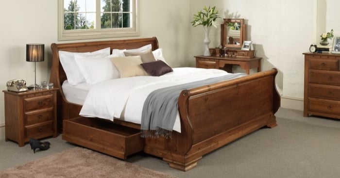 camarge sleigh bed revival beds