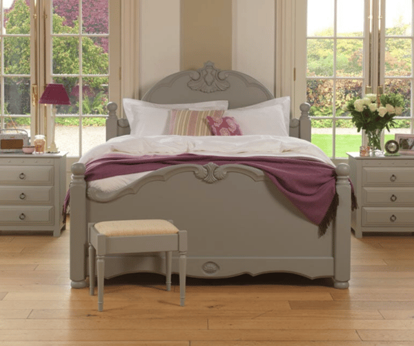 Solid Wood Painted Bed
