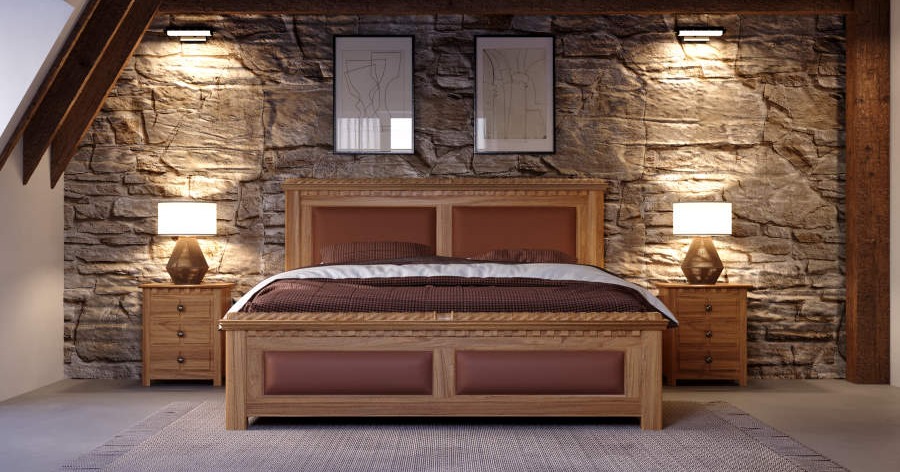 leather upholstered beds