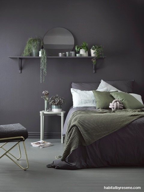 varied texture in bedroom