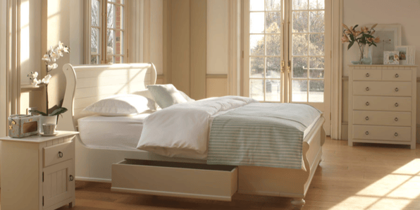 Connecticut Painted Sleigh Bed by Revival Beds