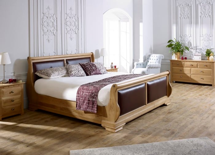 tuscany sleigh bed