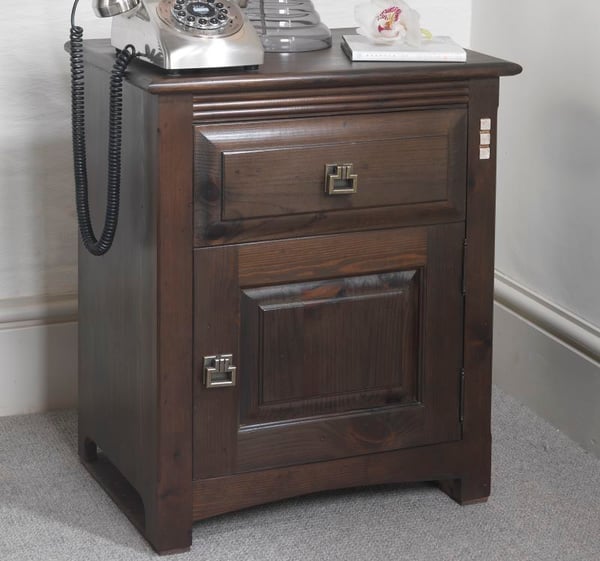 Solid Wood Mackintosh Bedside Cabinet 