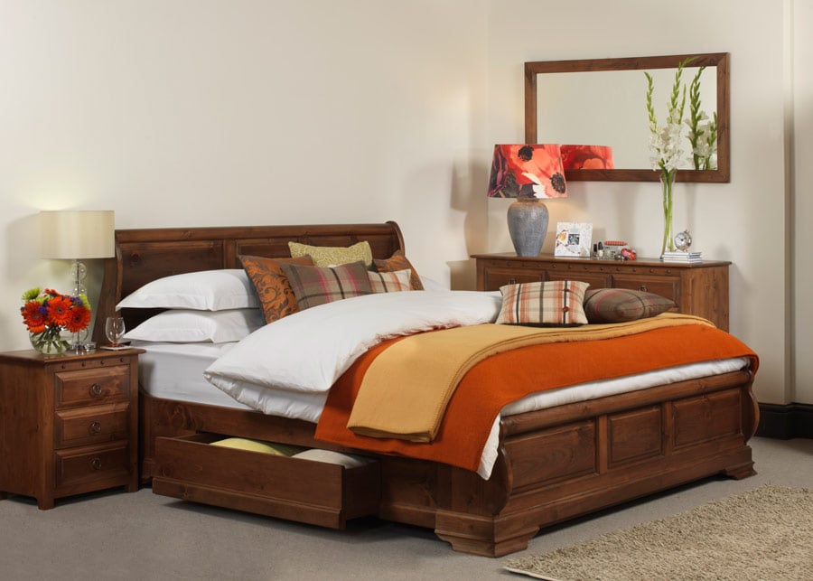 7 Ways to Style a Handmade Sleigh Bed