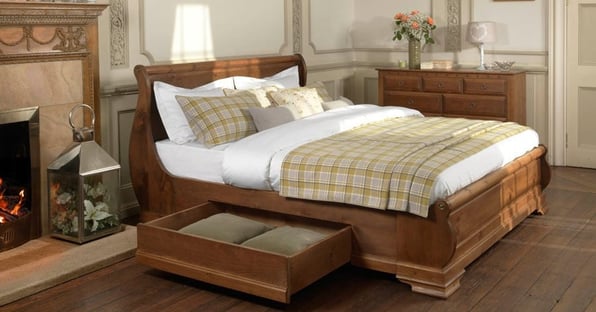 hardwood furniture parisienne bed