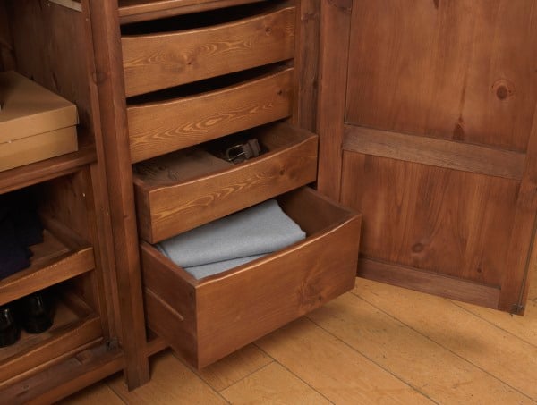 Solid Wood Wardrobe Drawers