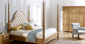 The Quebec Pencil Bed is the perfect example of a statement bed