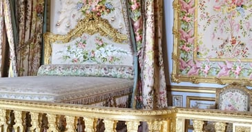 royal luxury bedroom in Versailles