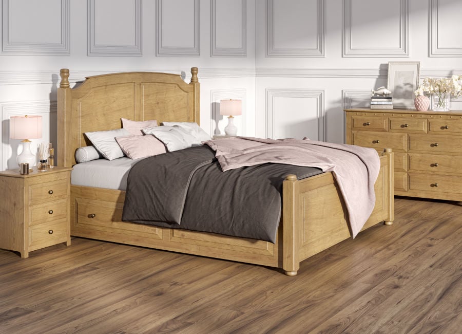 Windsor Wooden Bed