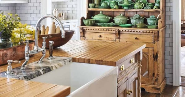 solid oak kitchen